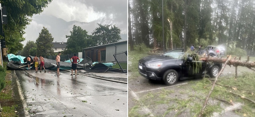 Maltempo, gravi danni sul Trentino e centinaia di chiamate ai vigili del fuoco